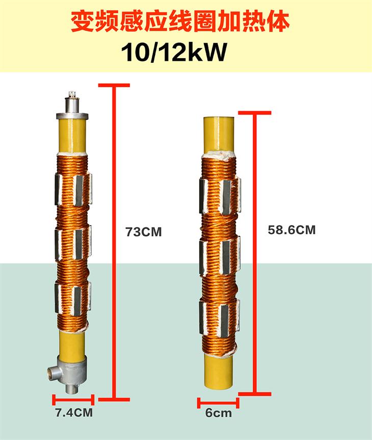 10/12KW線圈加熱體尺寸 10/12KW線圈加熱體尺寸