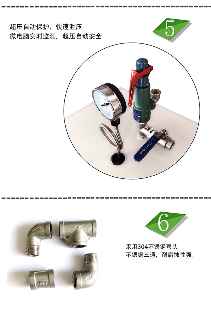 電磁加熱蒸汽鍋爐自動保護功能 電磁加熱蒸汽鍋爐自動保護功能